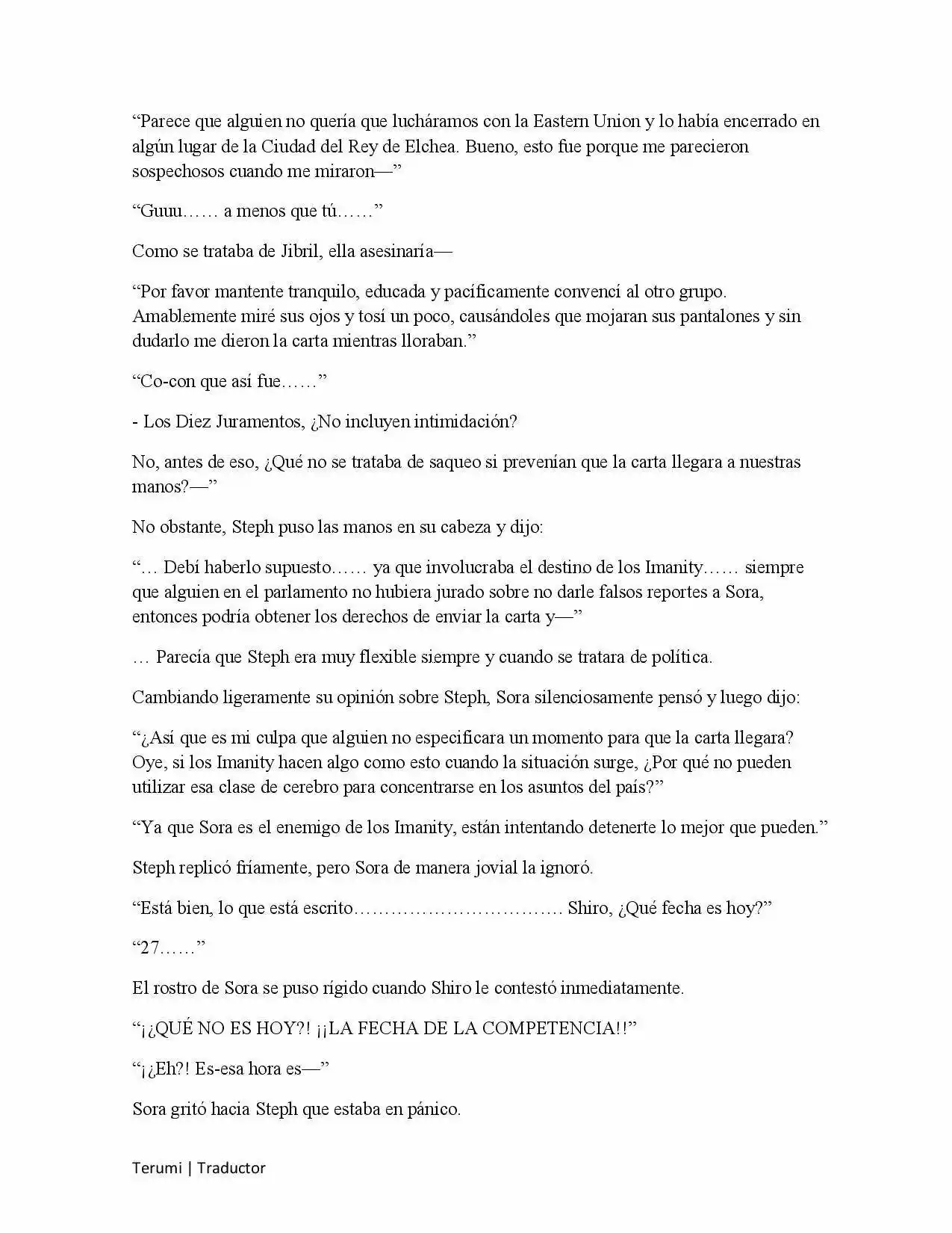 No Game No Life (Novela) (2012) - Capítulo 15 - Página 2 - LectorTMOo