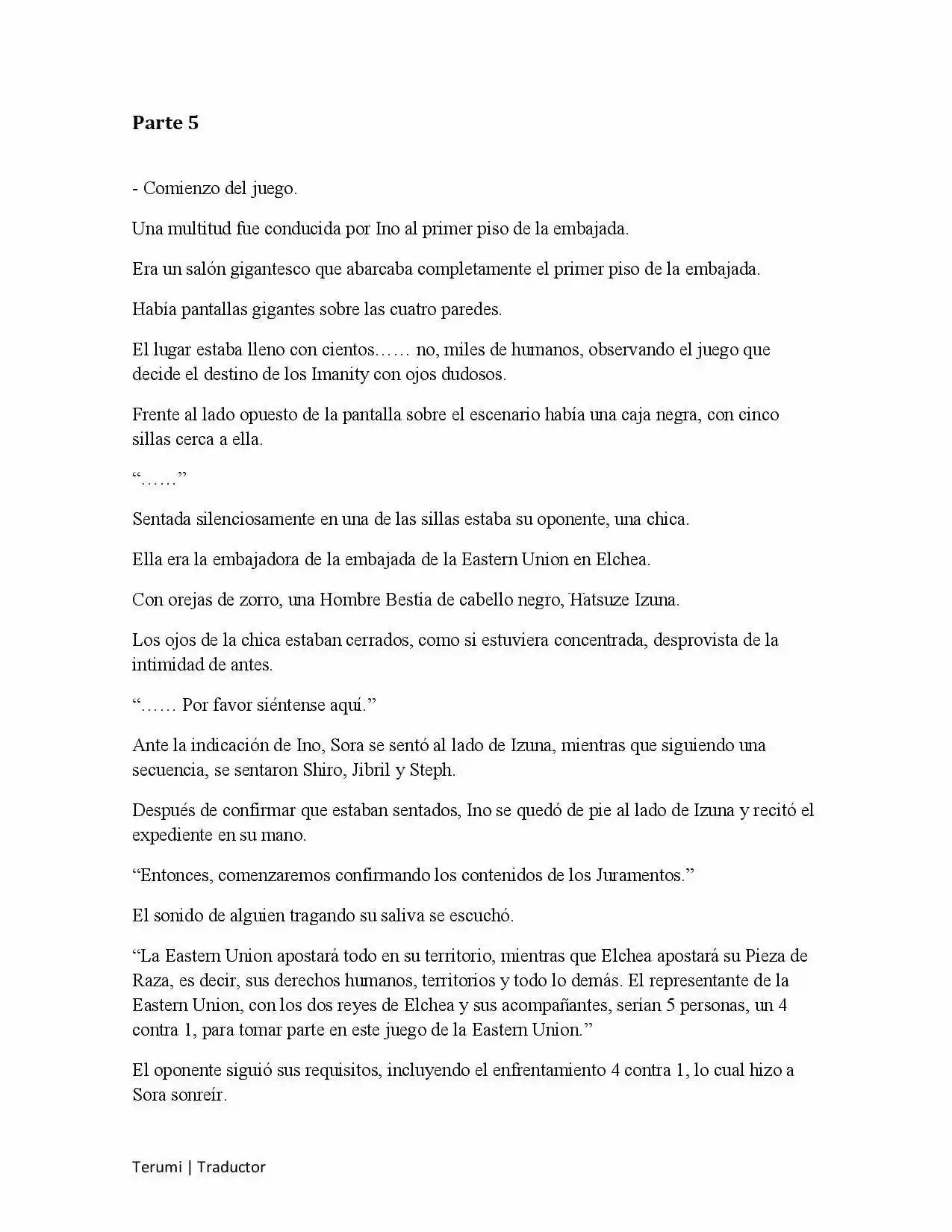 No Game No Life (Novela) (2012) - Capítulo 15 - Página 9 - LectorTMOo