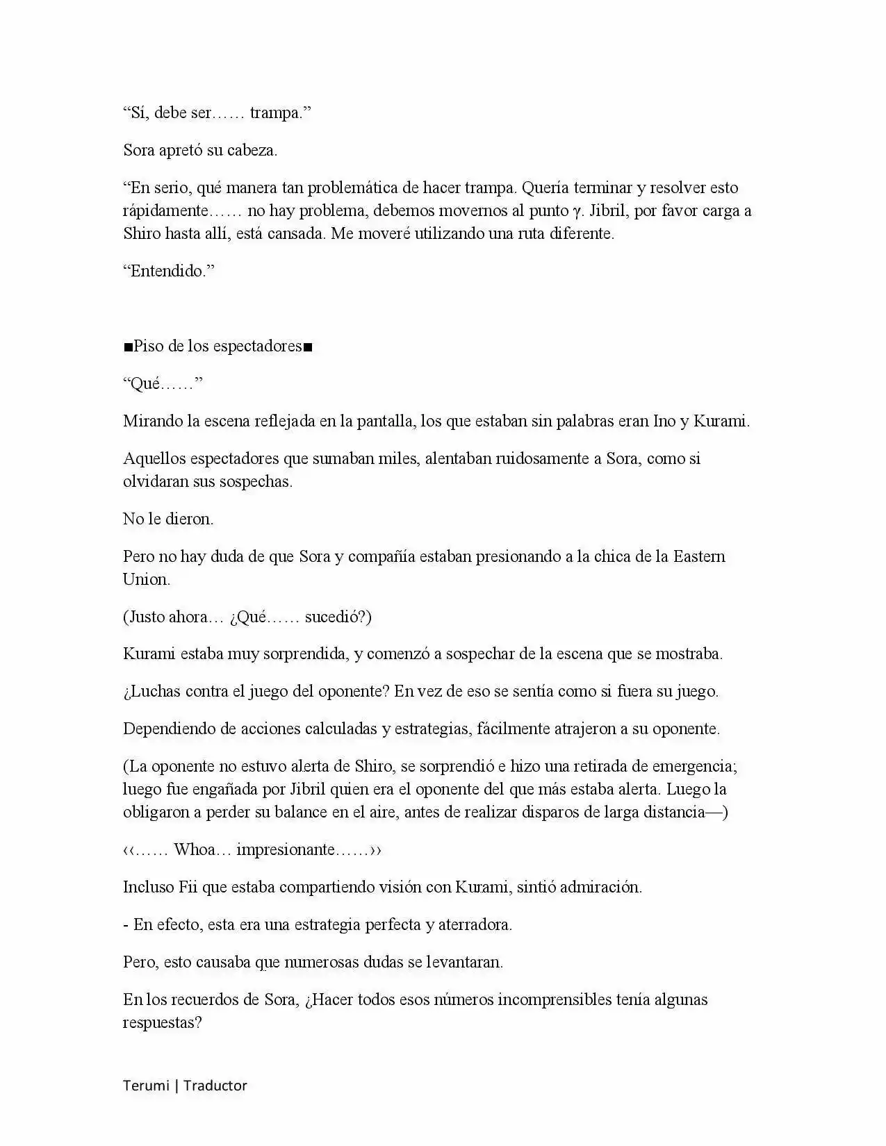 No Game No Life (Novela) (2012) - Capítulo 15 - Página 41 - LectorTMOo