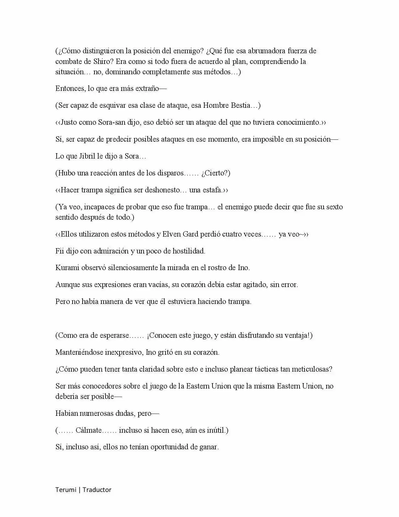 No Game No Life (Novela) (2012) - Capítulo 15 - Página 42 - LectorTMOo