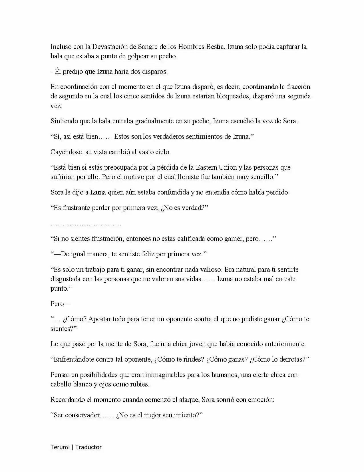 No Game No Life (Novela) (2012) - Capítulo 15 - Página 84 - LectorTMOo