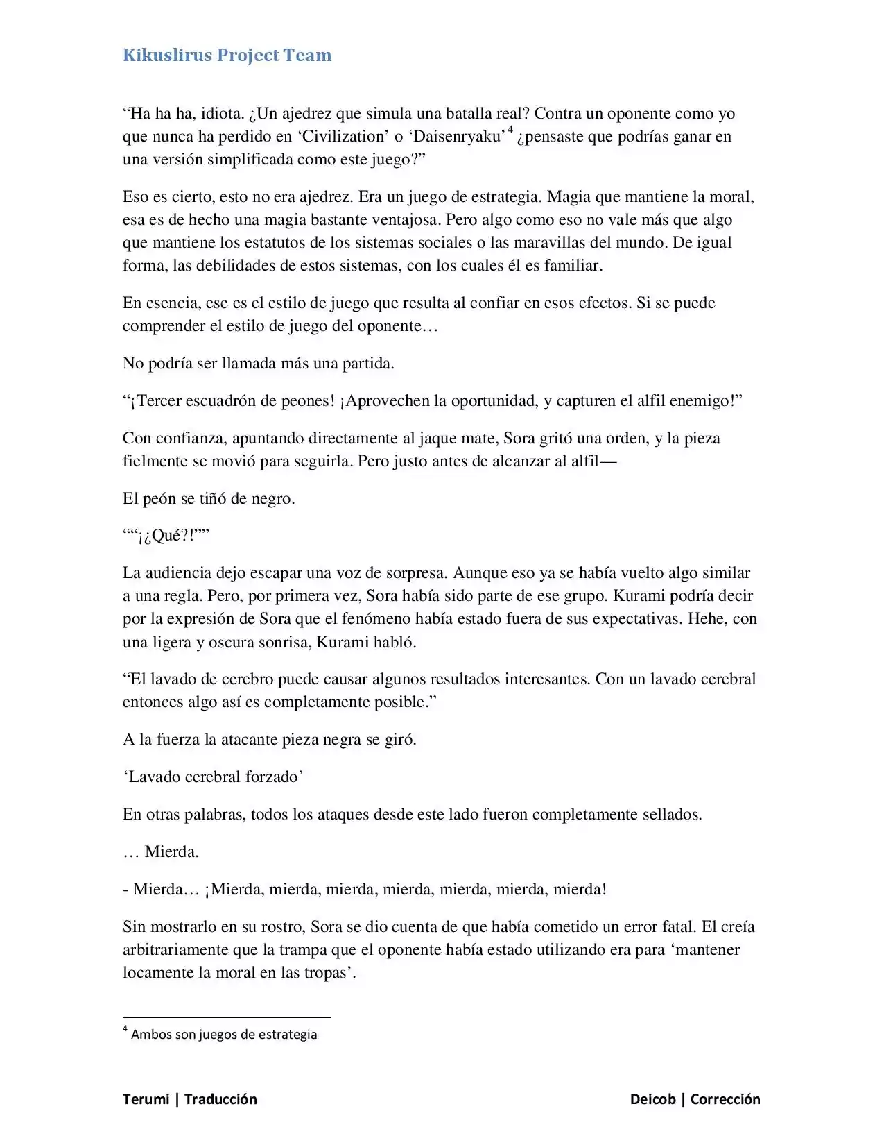 No Game No Life (Novela) (2012) - Capítulo 3 - Página 29 - LectorTMOo