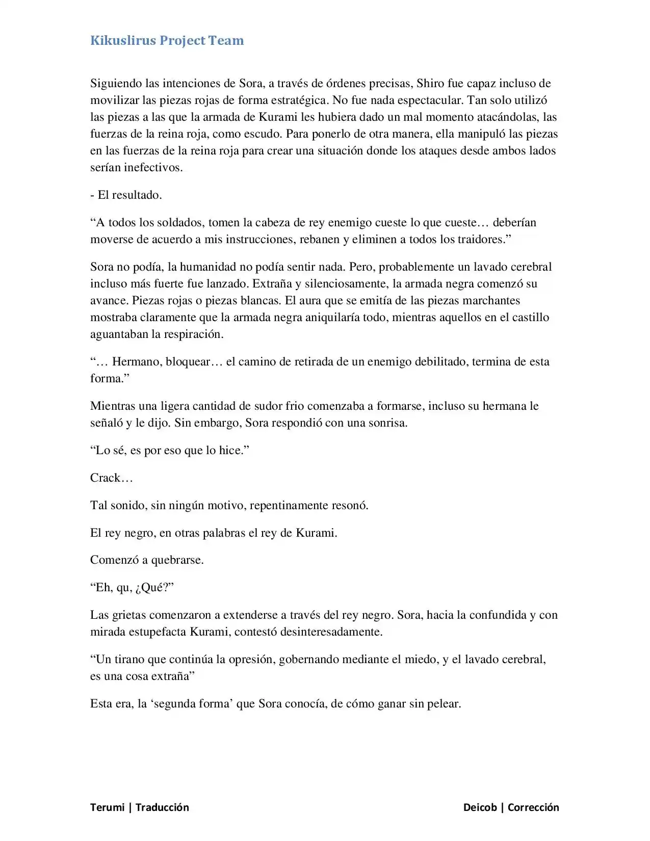 No Game No Life (Novela) (2012) - Capítulo 3 - Página 36 - LectorTMOo