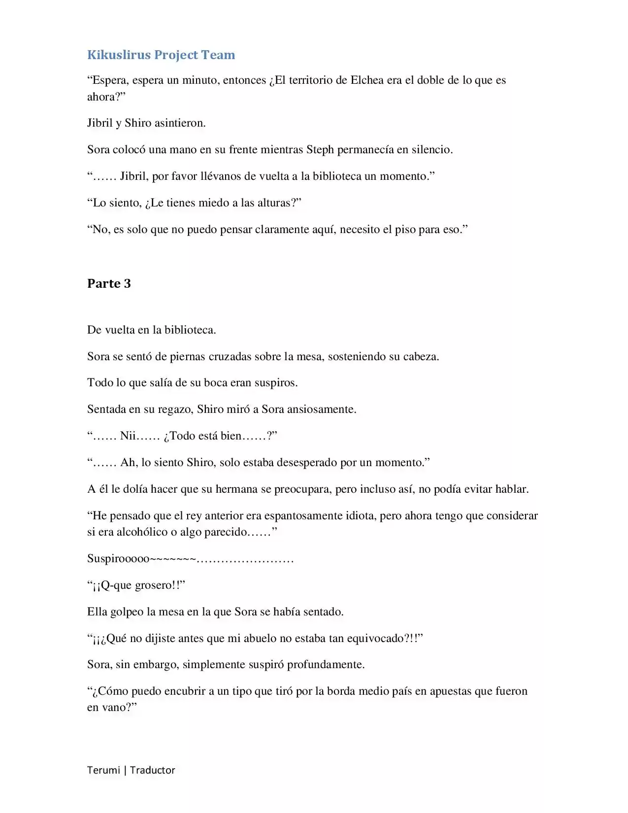 No Game No Life (Novela) (2012) - Capítulo 9 - Página 16 - LectorTMOo