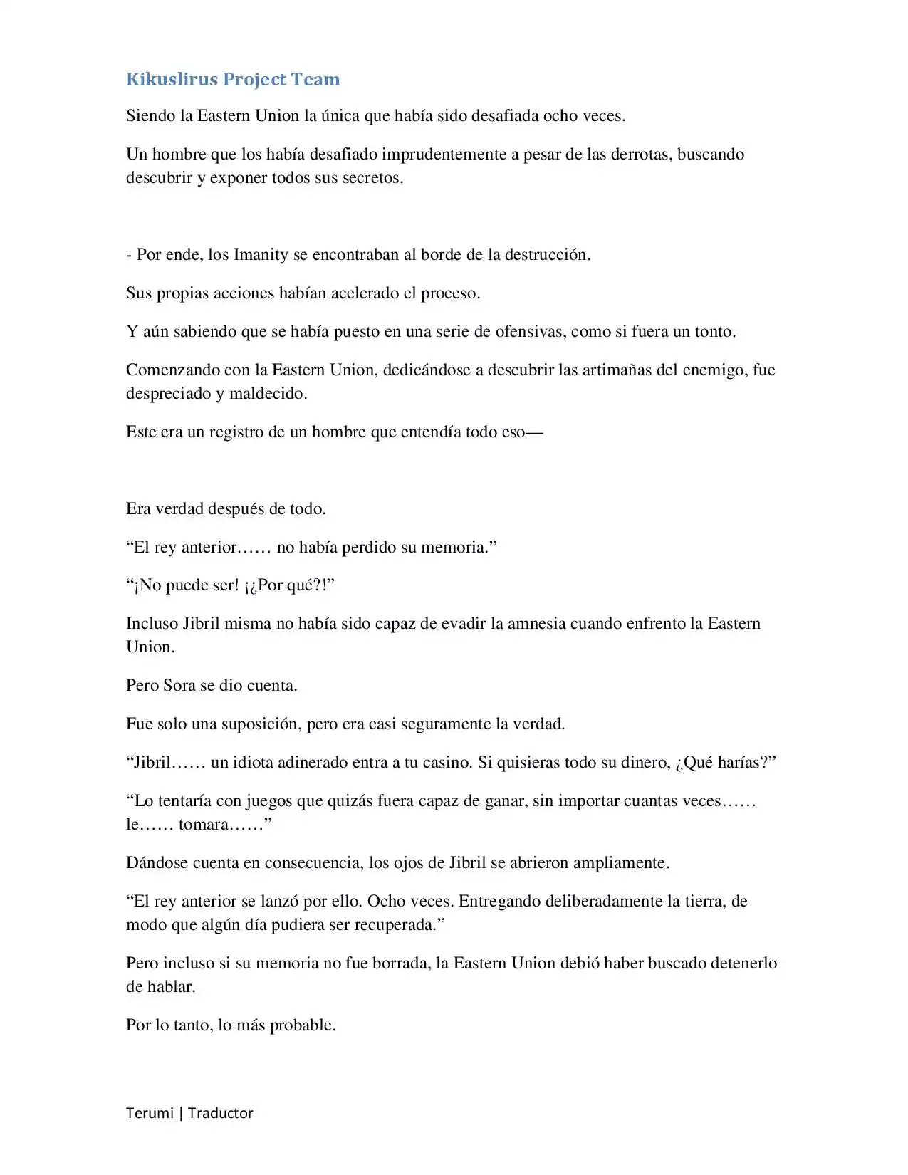 No Game No Life (Novela) (2012) - Capítulo 9 - Página 40 - LectorTMOo