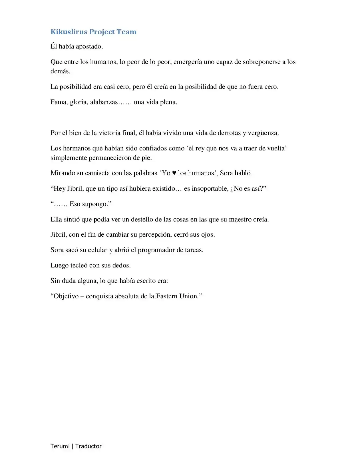 No Game No Life (Novela) (2012) - Capítulo 9 - Página 42 - LectorTMOo