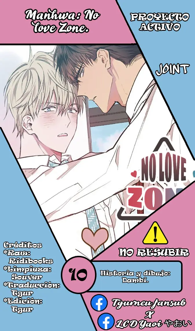 NO LOVE ZONE - Capítulo 10 - Página 1 - LectorTMOo
