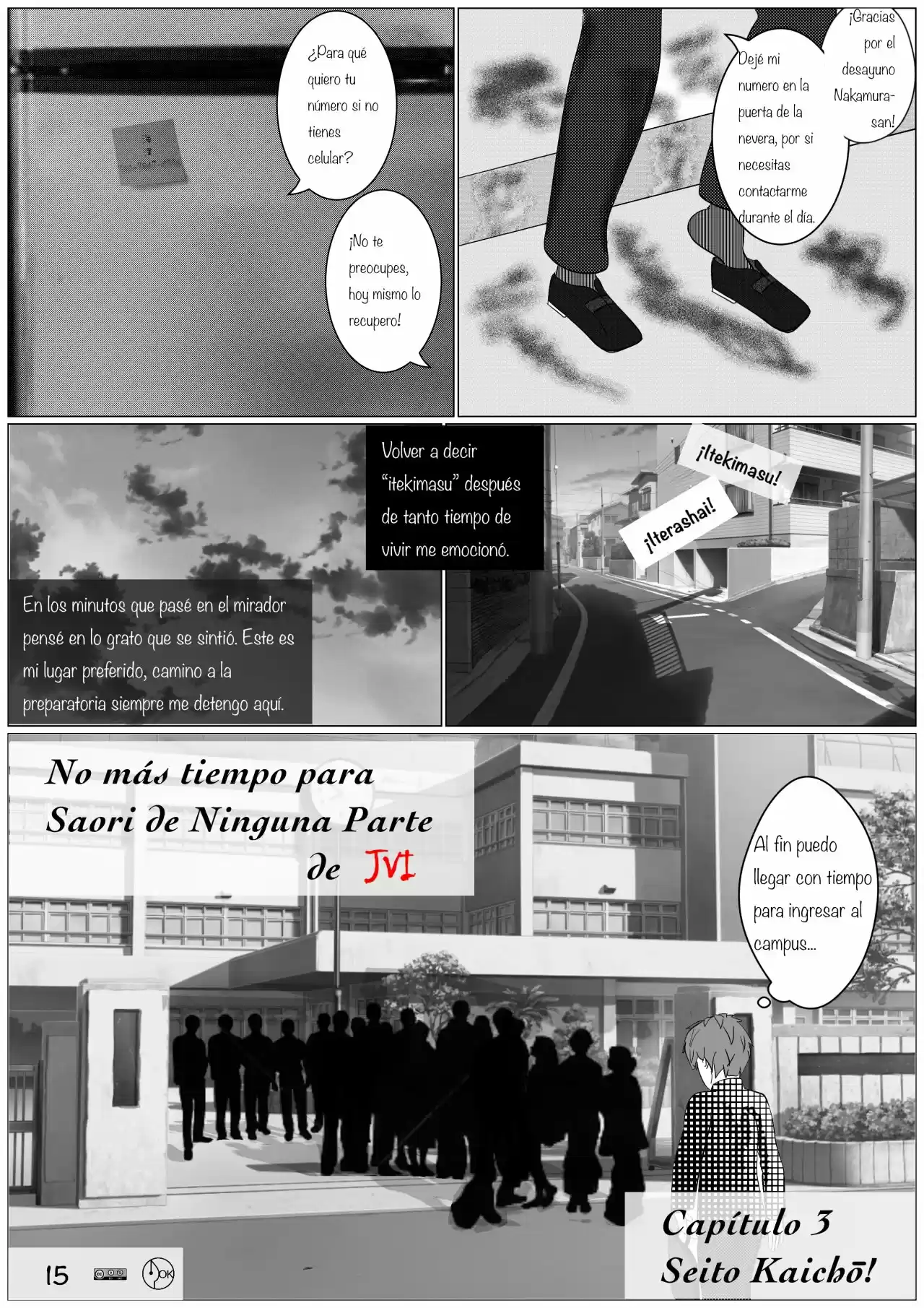 No más tiempo para Saori de Ninguna Parte (2016) - Capítulo 3 - Página 1 - LectorTMOo