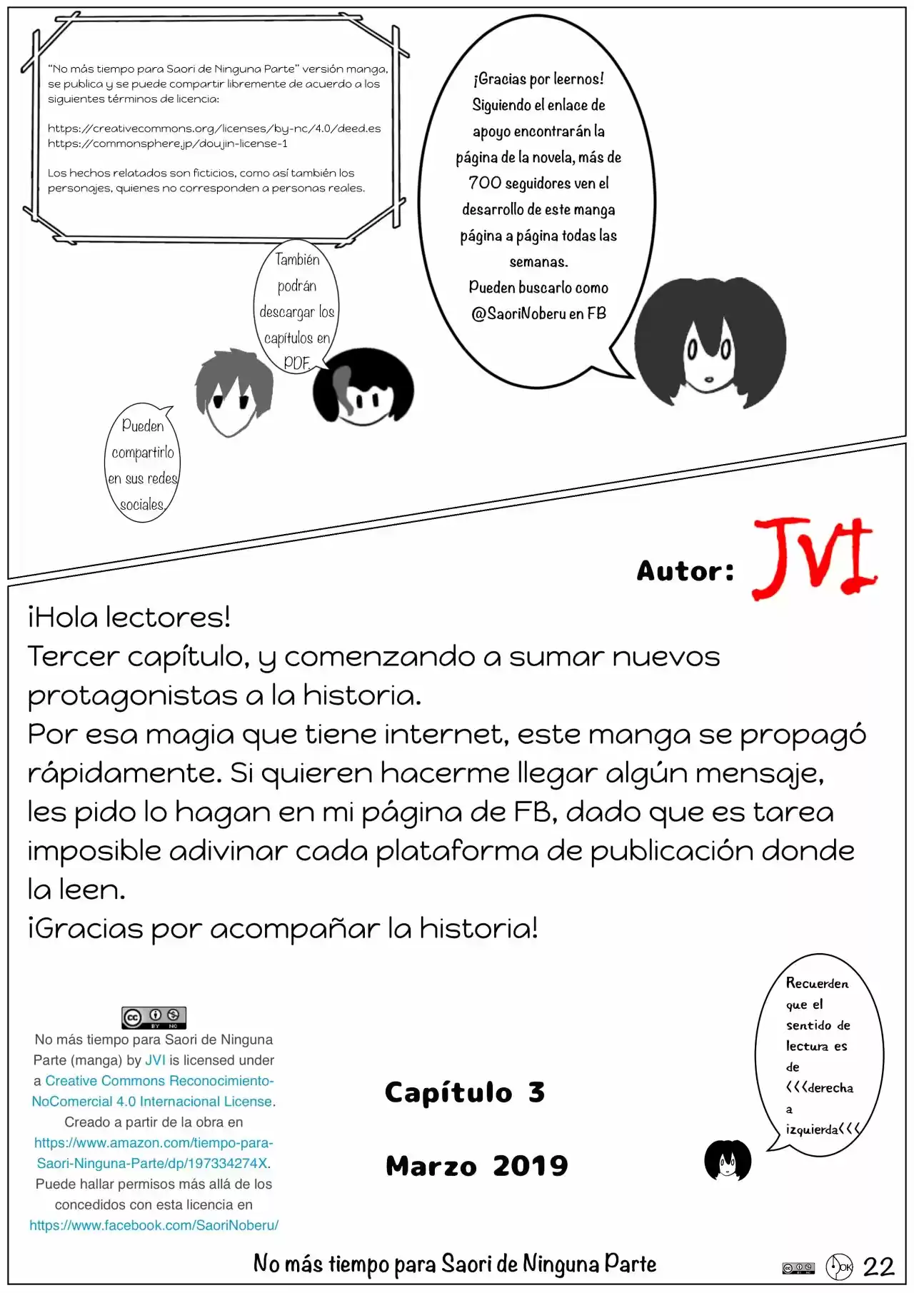 No más tiempo para Saori de Ninguna Parte (2016) - Capítulo 3 - Página 8 - LectorTMOo
