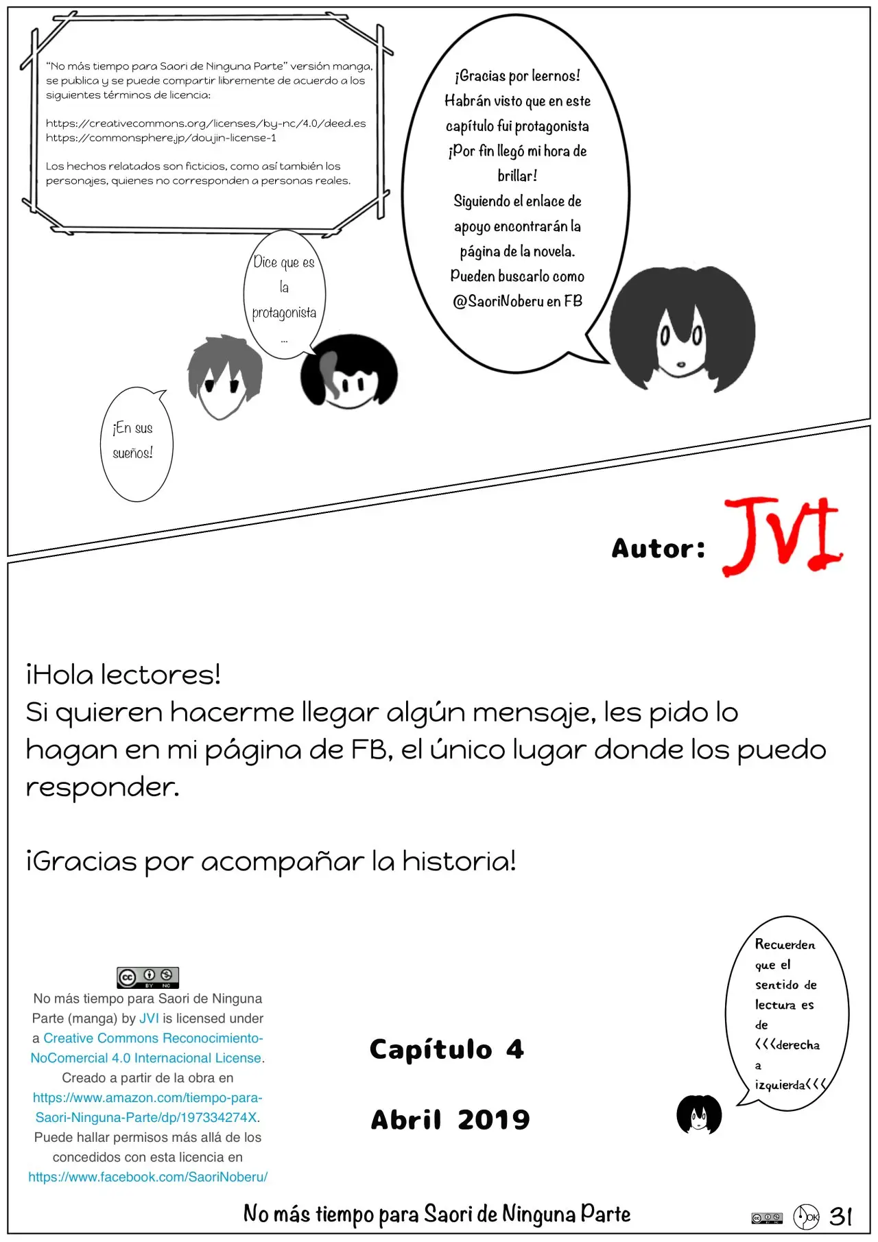 No más tiempo para Saori de Ninguna Parte (2016) - Capítulo 4 - Página 9 - LectorTMOo