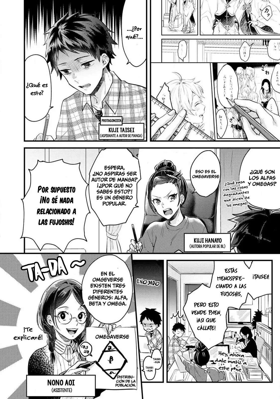 ¡No quiero ser solo un omega! Cuando reencarné en otro mundo, estaba en el manga BL de mi hermana. - Capítulo 1 - Página 9 - LectorTMOo