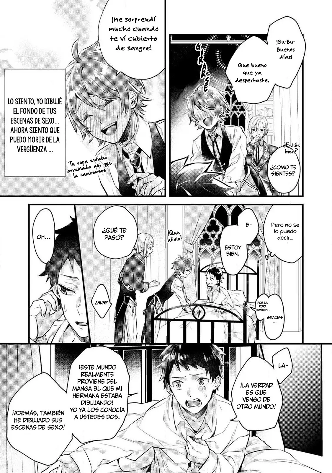 ¡No quiero ser solo un omega! Cuando reencarné en otro mundo, estaba en el manga BL de mi hermana. - Capítulo 1 - Página 22 - LectorTMOo