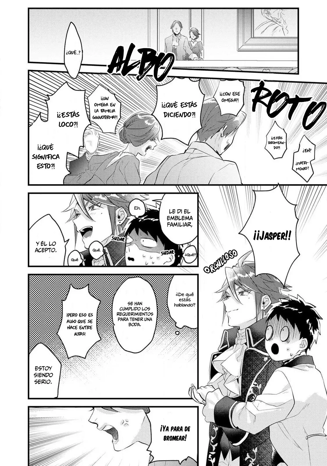 ¡No quiero ser solo un omega! Cuando reencarné en otro mundo, estaba en el manga BL de mi hermana. - Capítulo 4 - Página 15 - LectorTMOo