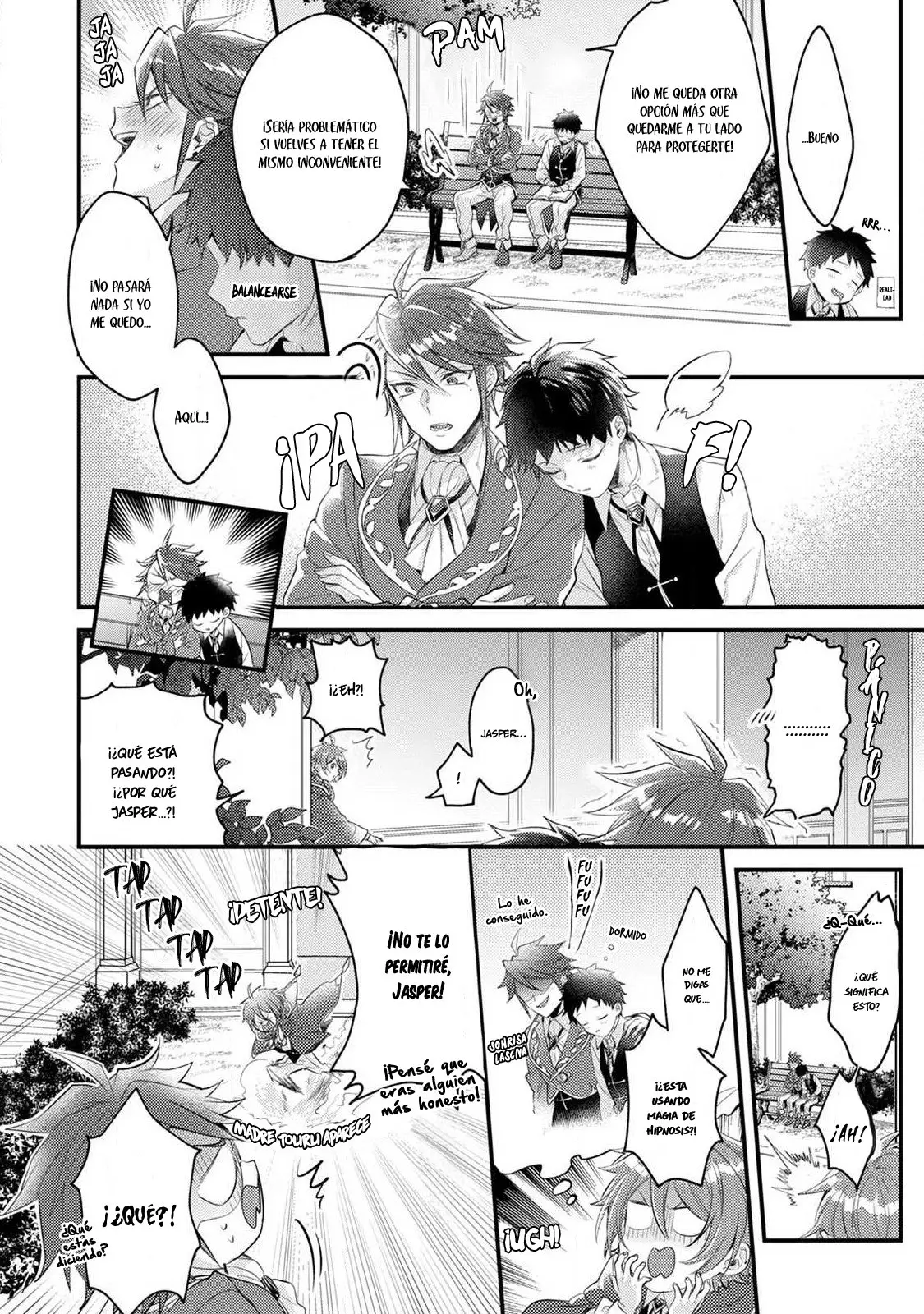 ¡No quiero ser solo un omega! Cuando reencarné en otro mundo, estaba en el manga BL de mi hermana. - Capítulo 5.5 - Página 4 - LectorTMOo