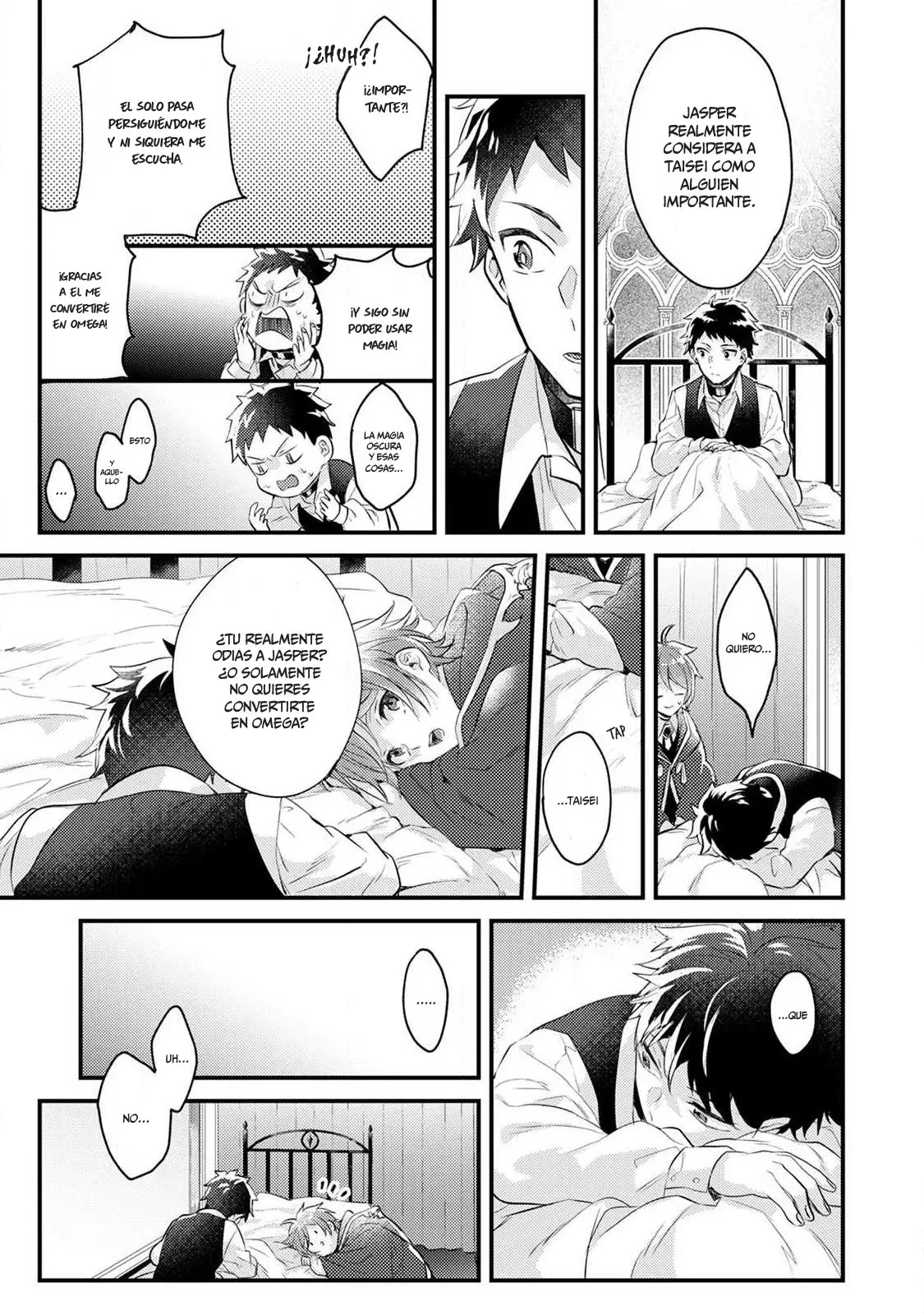 ¡No quiero ser solo un omega! Cuando reencarné en otro mundo, estaba en el manga BL de mi hermana. - Capítulo 5 - Página 14 - LectorTMOo