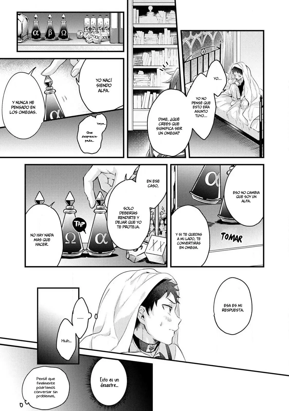 ¡No quiero ser solo un omega! Cuando reencarné en otro mundo, estaba en el manga BL de mi hermana. - Capítulo 5 - Página 24 - LectorTMOo