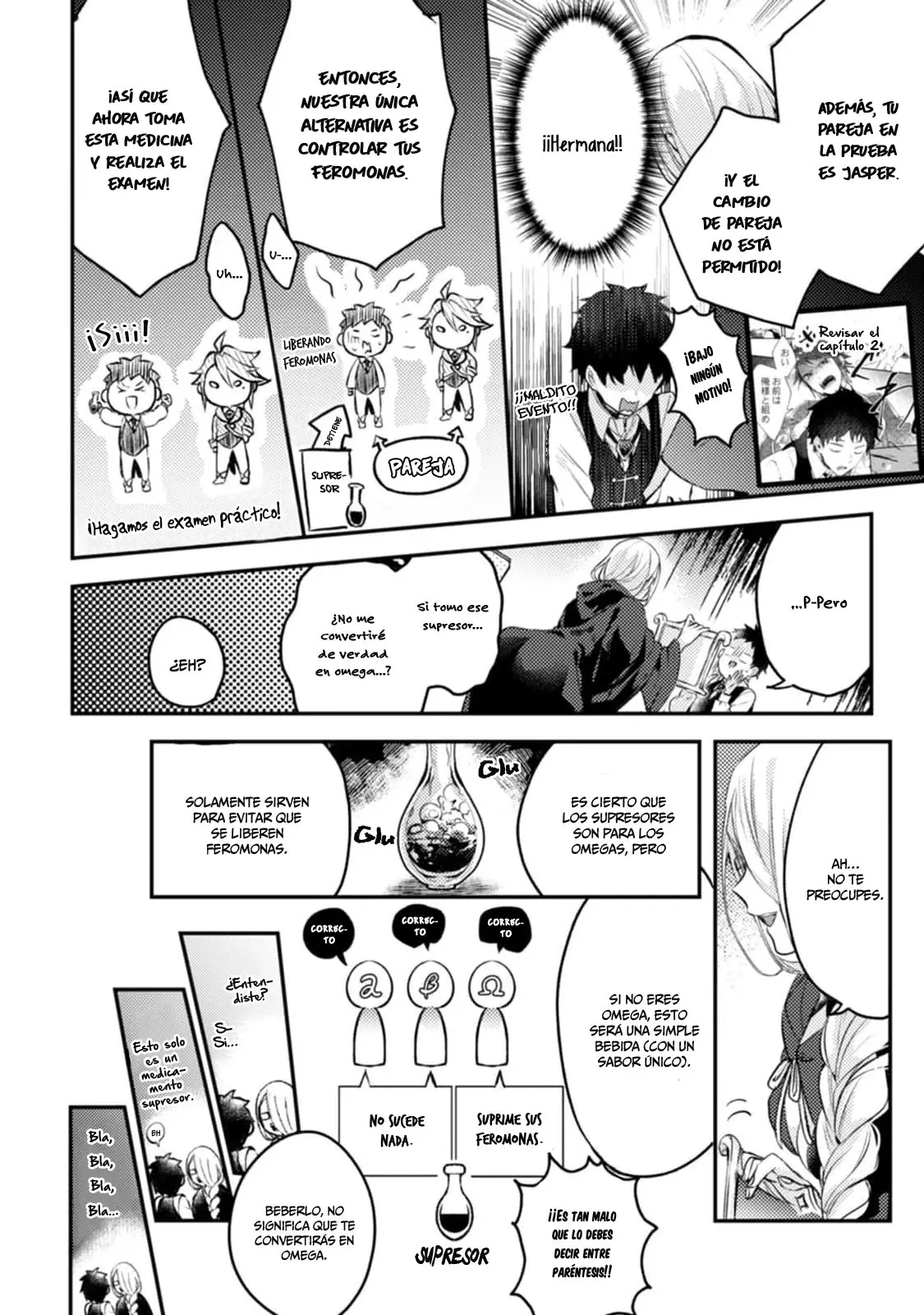 ¡No quiero ser solo un omega! Cuando reencarné en otro mundo, estaba en el manga BL de mi hermana. - Capítulo 6 - Página 8 - LectorTMOo