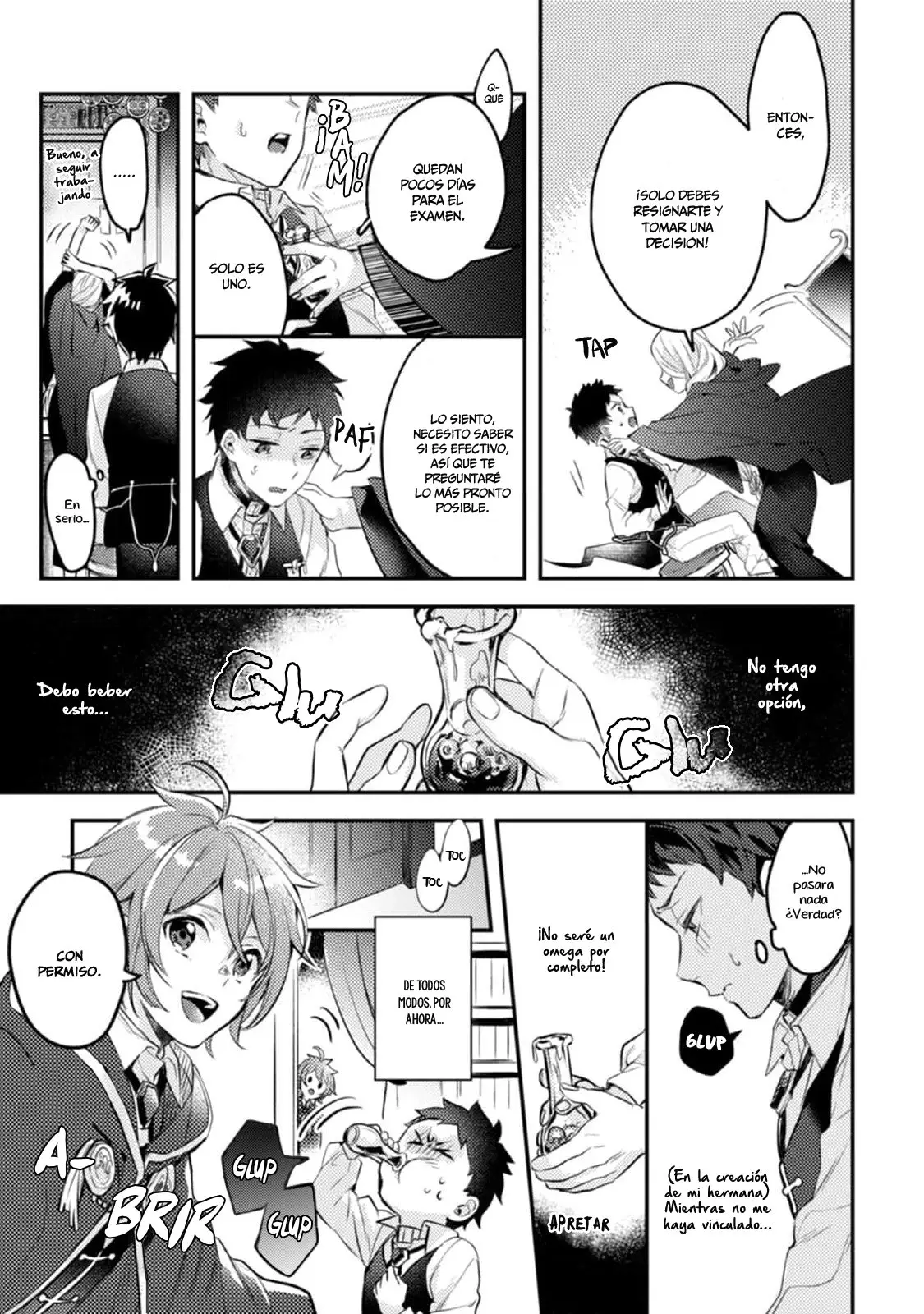 ¡No quiero ser solo un omega! Cuando reencarné en otro mundo, estaba en el manga BL de mi hermana. - Capítulo 6 - Página 9 - LectorTMOo