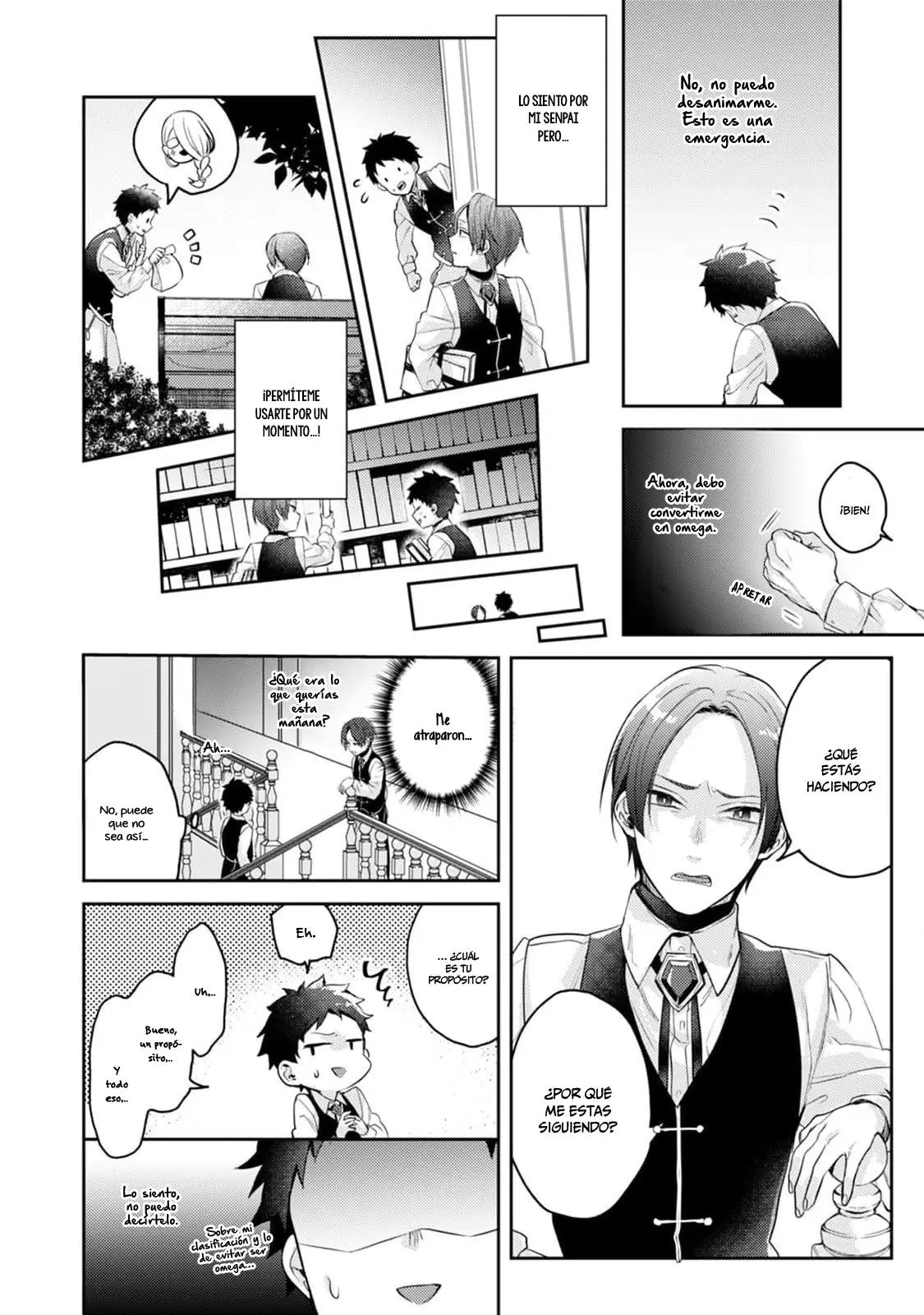 ¡No quiero ser solo un omega! Cuando reencarné en otro mundo, estaba en el manga BL de mi hermana. - Capítulo 7 - Página 11 - LectorTMOo