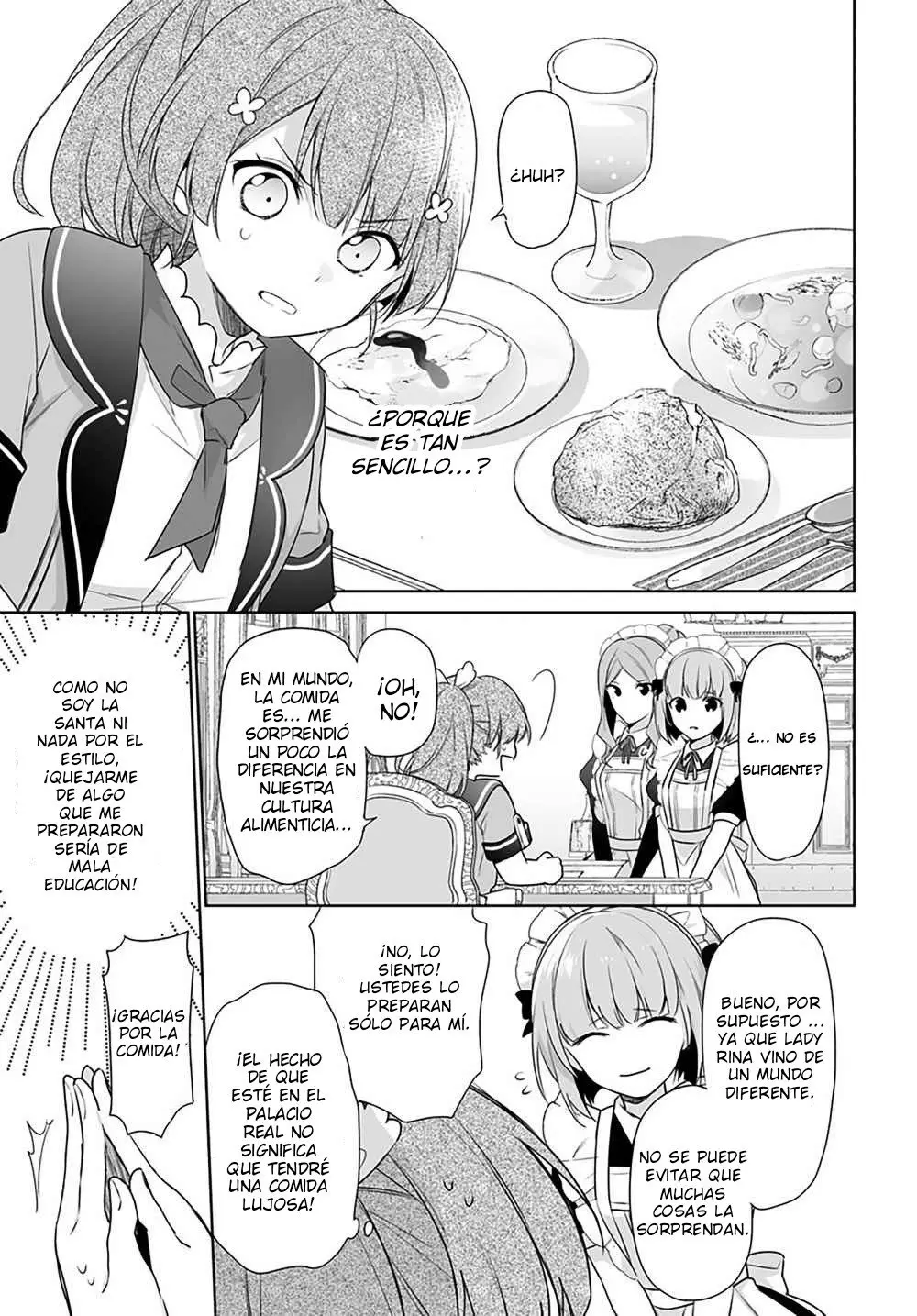 no soy la santa, así que prepararé comida tranquilamente en el Palacio Real - Capítulo 1.2 - Página 5 - LectorTMOo