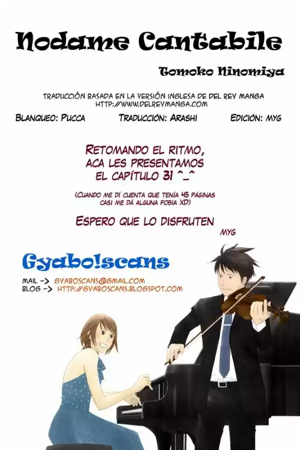 Nodame Cantabile - Capítulo 31 - Página 45 - LectorTMOo