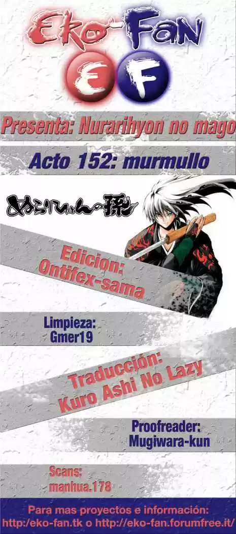 Nurarihyon no Mago (2008) - Capítulo 152 - Página 1 - LectorTMOo