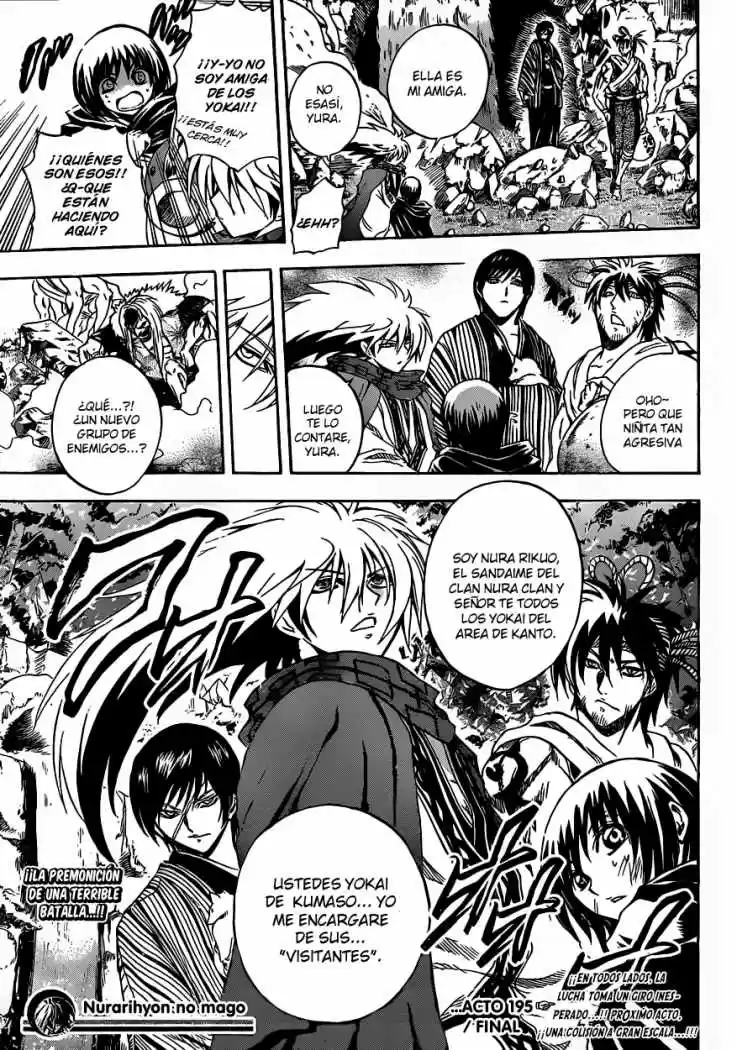 Nurarihyon no Mago (2008) - Capítulo 196 - Página 19 - LectorTMOo