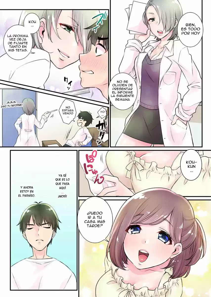 Nyotaika Harem Gakuen - Uso desho Boku no Naka ni Shinyuu no Are ga Haitteru! - Capítulo 1 - Página 6 - LectorTMOo