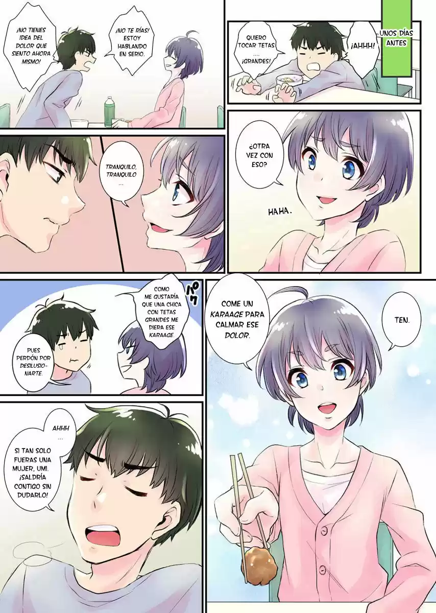 Nyotaika Harem Gakuen - Uso desho Boku no Naka ni Shinyuu no Are ga Haitteru! - Capítulo 1 - Página 7 - LectorTMOo