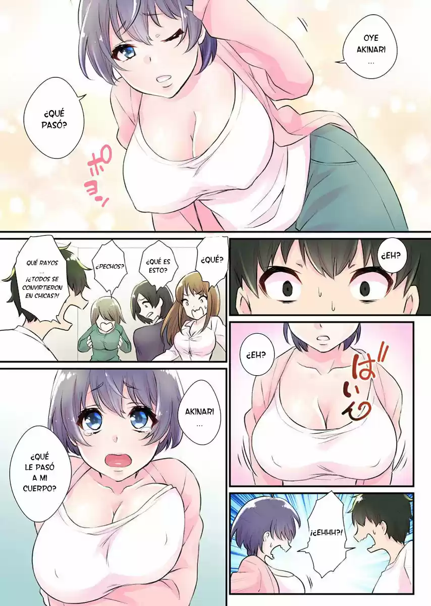 Nyotaika Harem Gakuen - Uso desho Boku no Naka ni Shinyuu no Are ga Haitteru! - Capítulo 1 - Página 12 - LectorTMOo