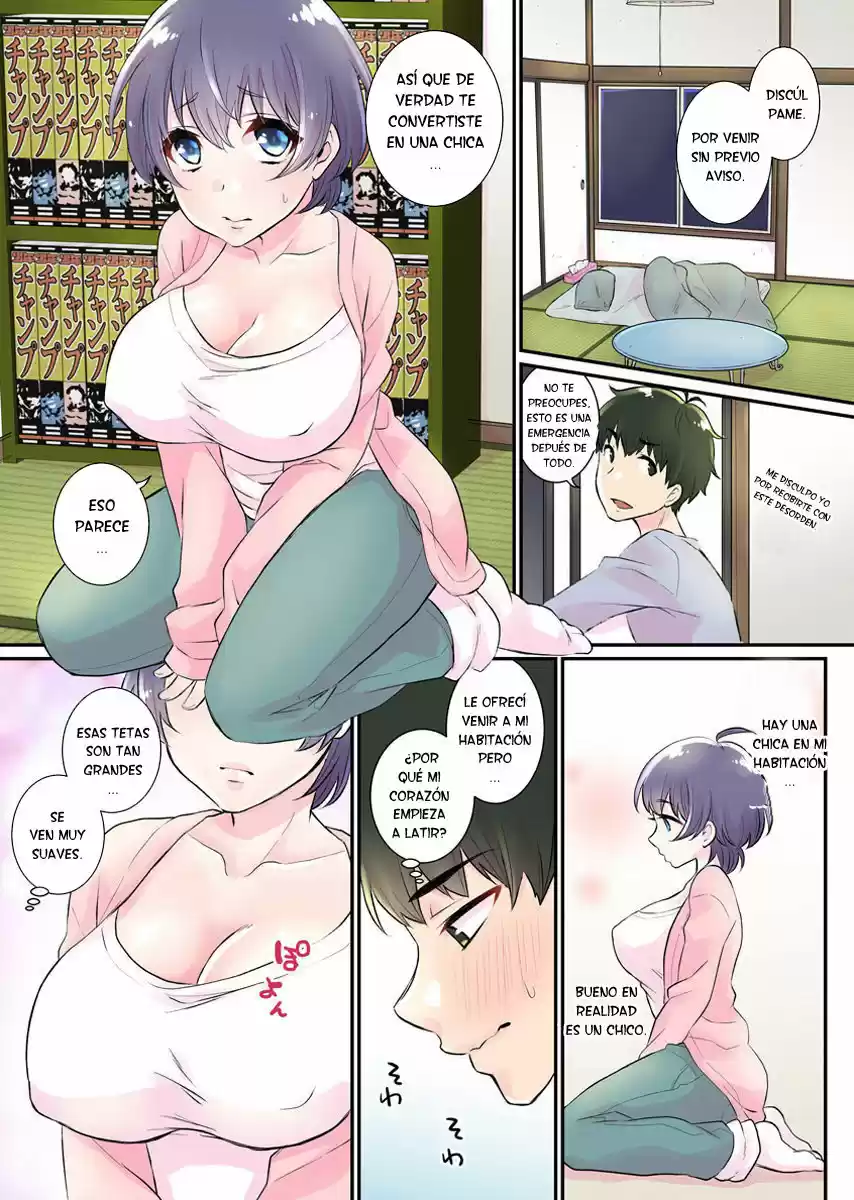 Nyotaika Harem Gakuen - Uso desho Boku no Naka ni Shinyuu no Are ga Haitteru! - Capítulo 2 - Página 6 - LectorTMOo