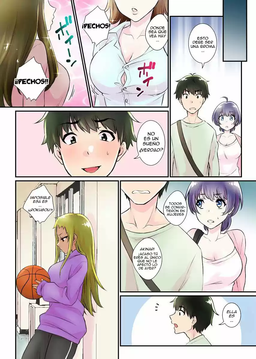 Nyotaika Harem Gakuen - Uso desho Boku no Naka ni Shinyuu no Are ga Haitteru! - Capítulo 3 - Página 7 - LectorTMOo