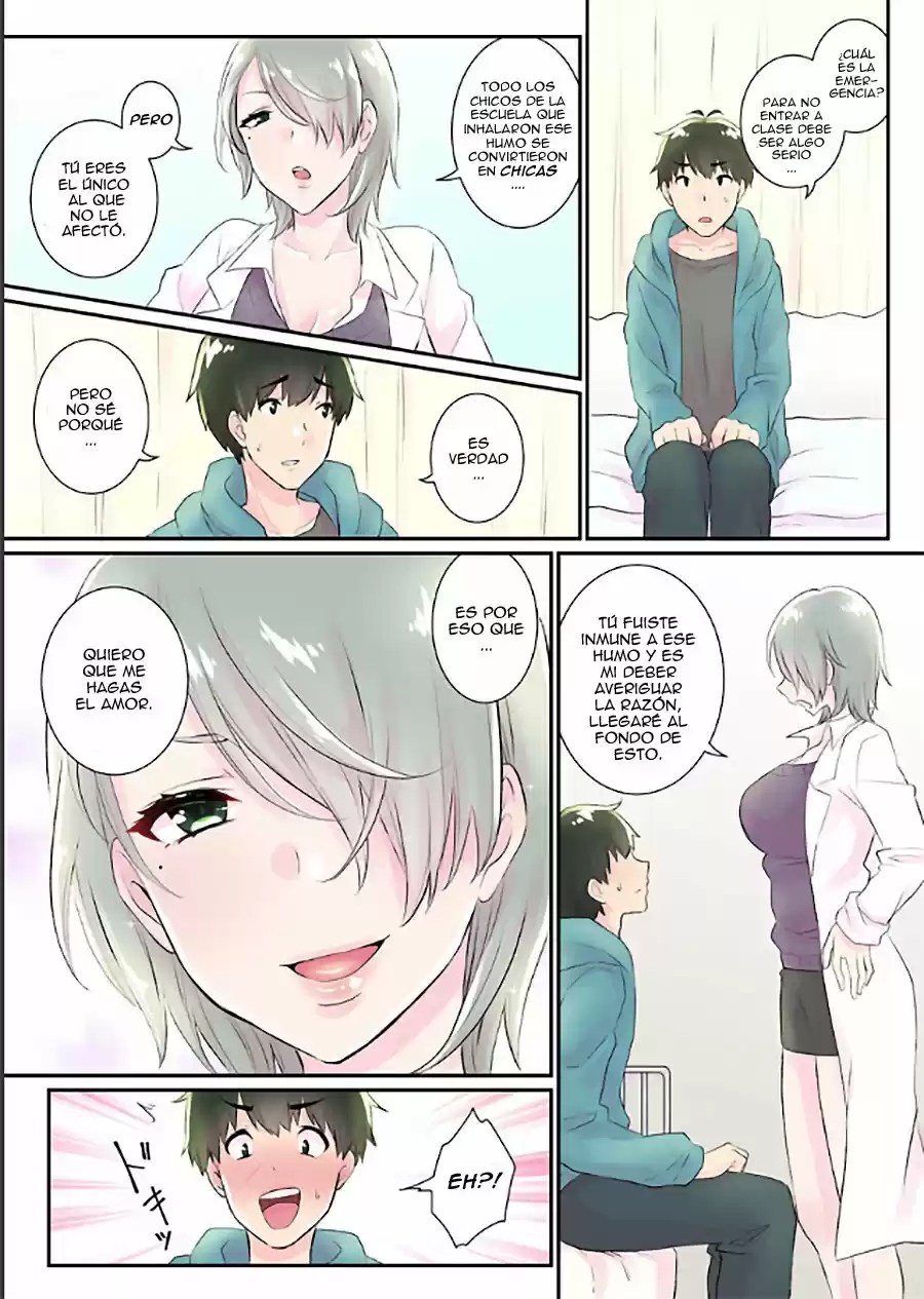 Nyotaika Harem Gakuen - Uso desho Boku no Naka ni Shinyuu no Are ga Haitteru! - Capítulo 7 - Página 5 - LectorTMOo