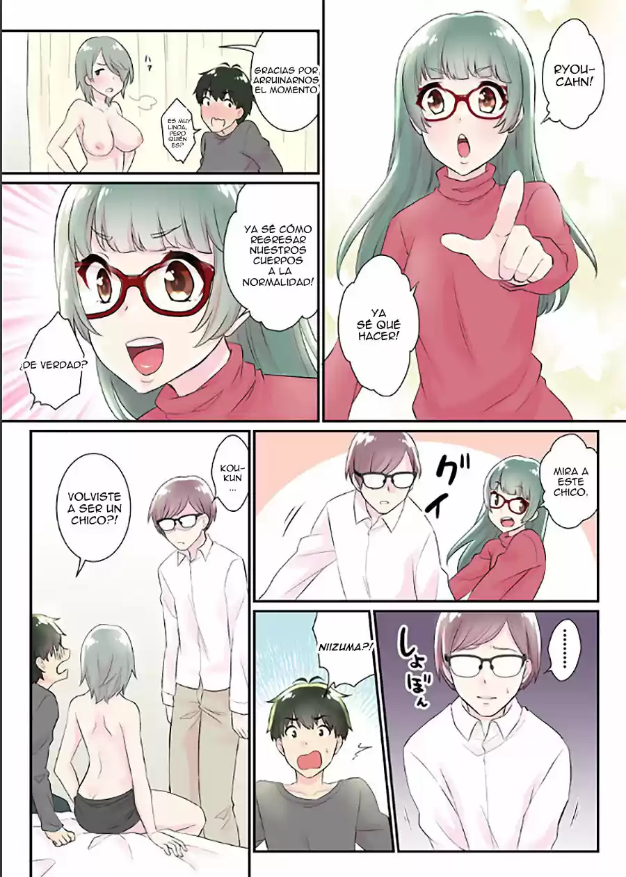 Nyotaika Harem Gakuen - Uso desho Boku no Naka ni Shinyuu no Are ga Haitteru! - Capítulo 8 - Página 4 - LectorTMOo