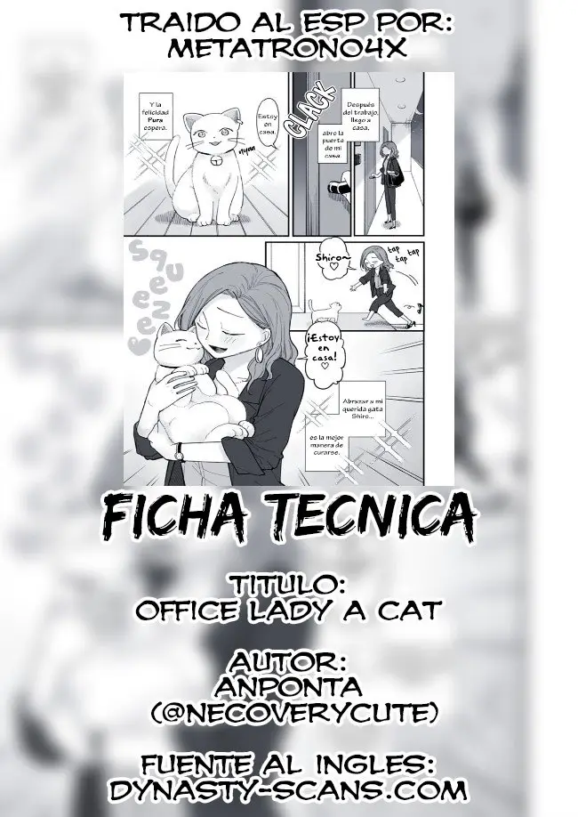 Office Lady and Cat - Capítulo 0.01 - Página 1 - LectorTMOo