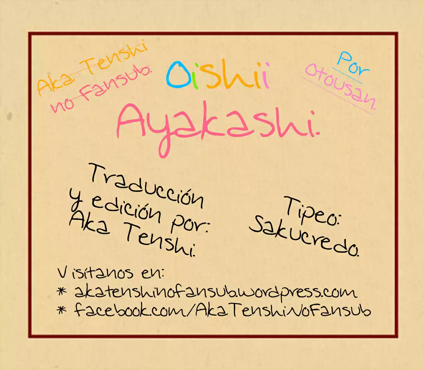 Oishii Ayakashi (2016) - Capítulo 10 - Página 1 - LectorTMOo