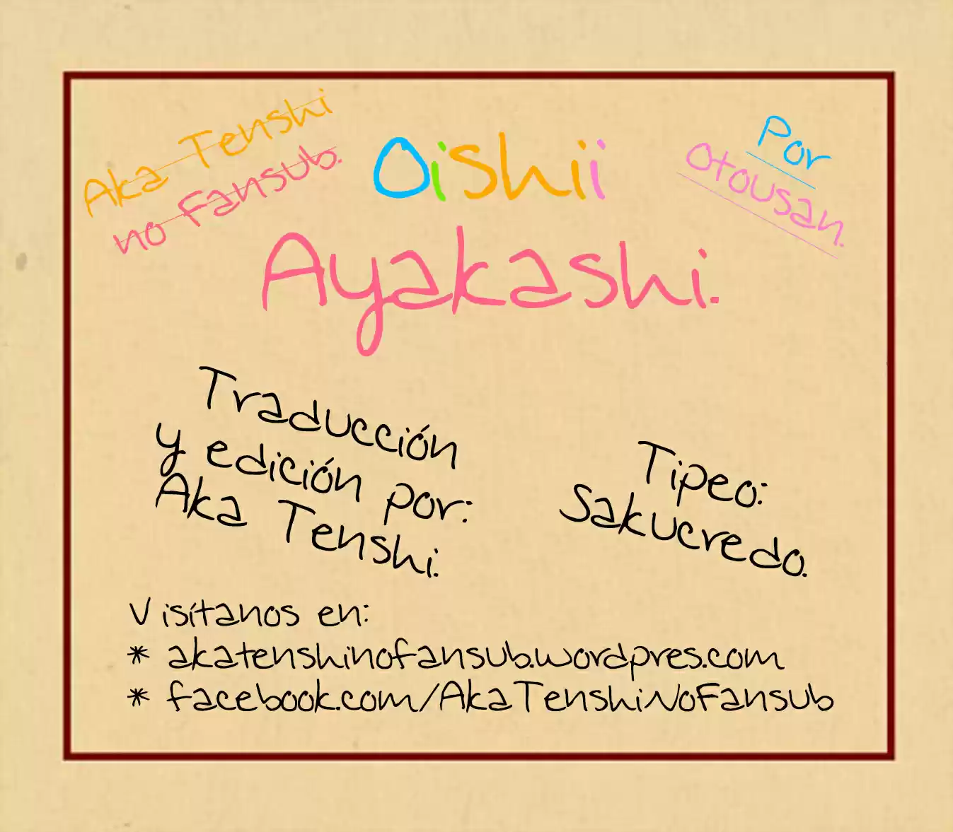 Oishii Ayakashi (2016) - Capítulo 13 - Página 1 - LectorTMOo