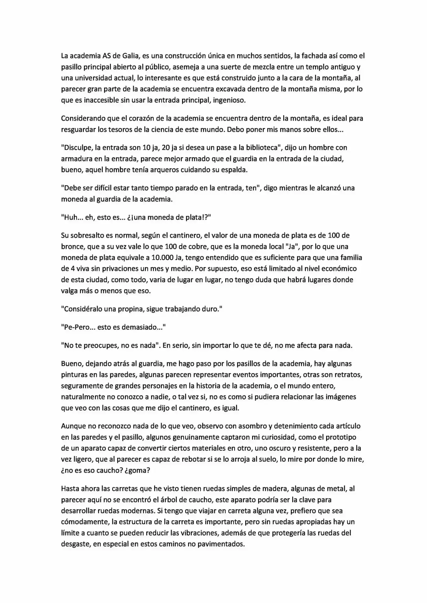 Okane o Subete Sekai e Chikara (Novela) (2016) - Capítulo 4 - Página 1 - LectorTMOo