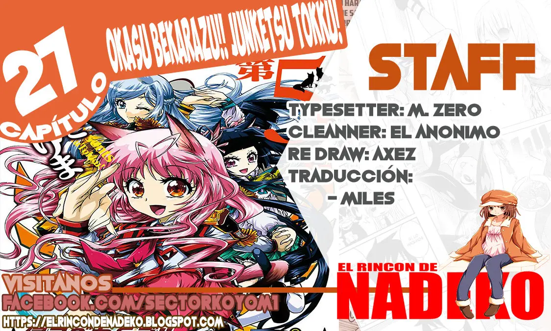 Okasu Bekarazu!! Junketsu Tokku! (2010) - Capítulo 27 - Página 1 - LectorTMOo