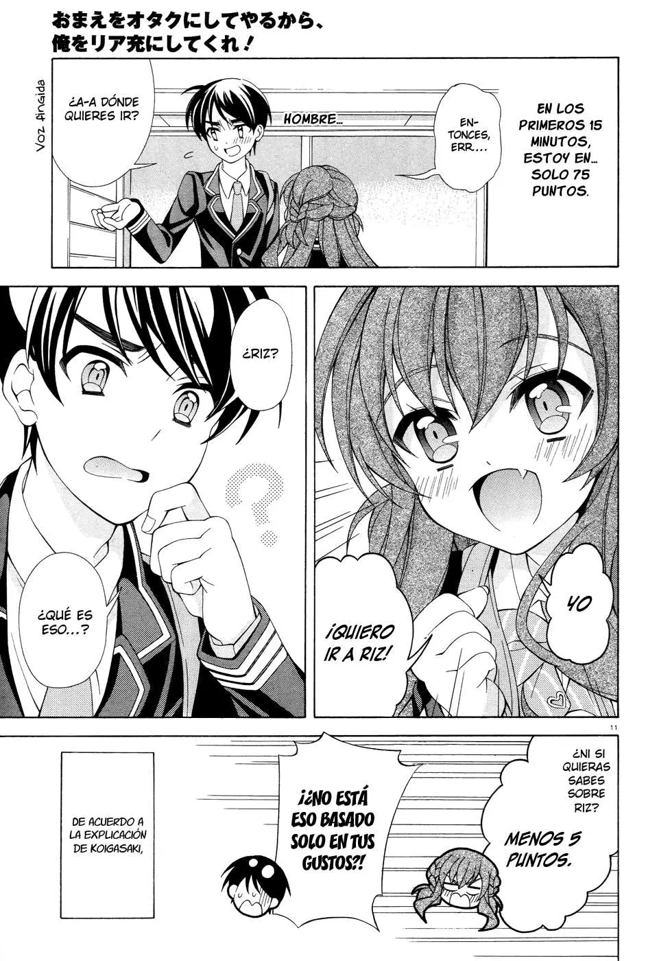 Omae o Otaku ni Shiteyaru kara, Ore o Riajuu ni Shitekure! (2012) - Capítulo 5 - Página 12 - LectorTMOo