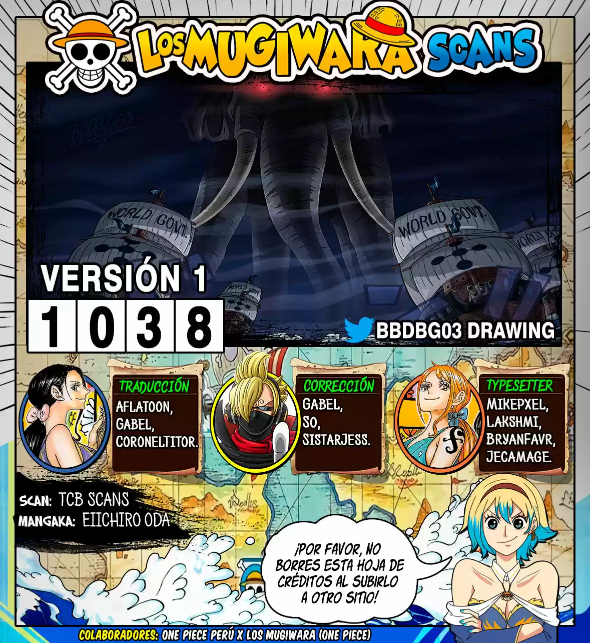 One Piece (1997) - Capítulo 1038 - Página 1 - LectorTMOo