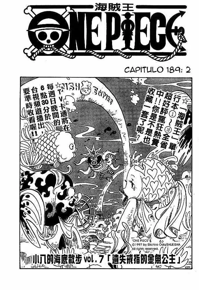 One Piece (1997) - Capítulo 189 - Página 1 - LectorTMOo