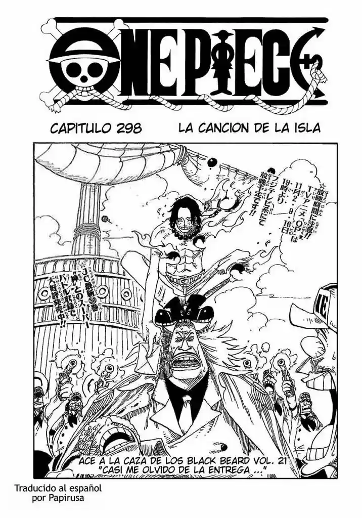 One Piece (1997) - Capítulo 298 - Página 1 - LectorTMOo