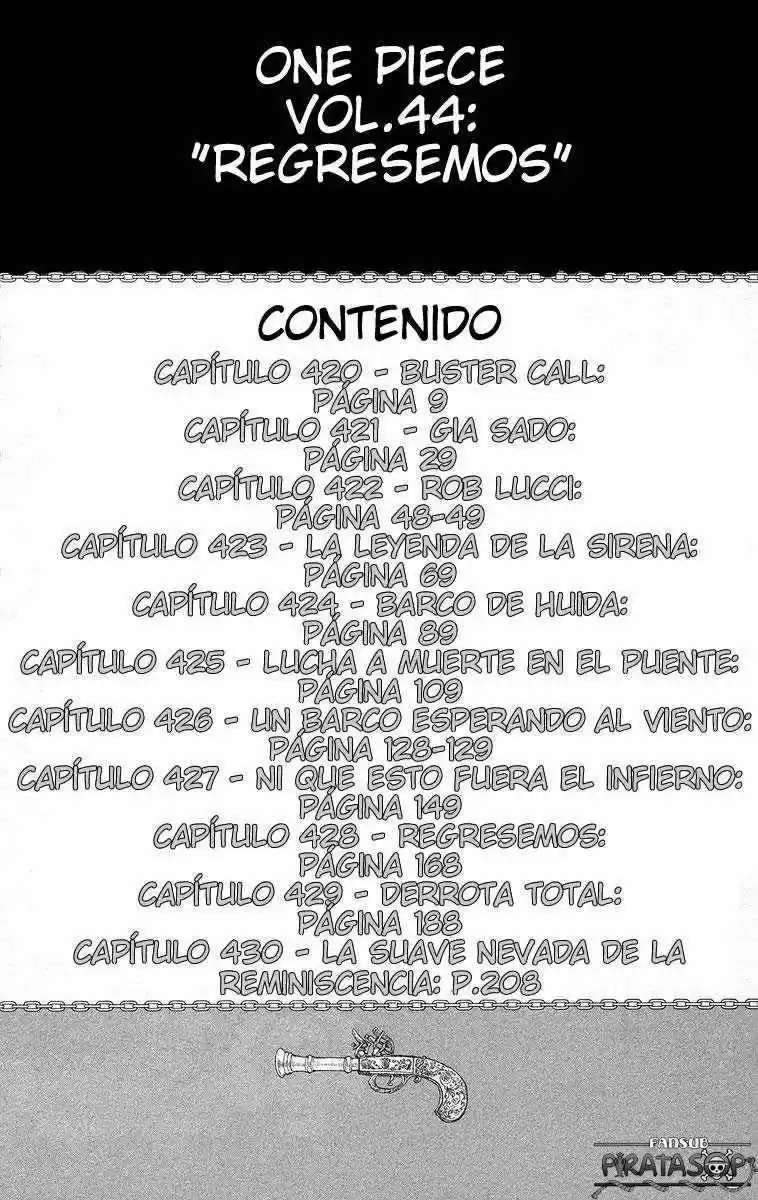 One Piece (1997) - Capítulo 420 - Página 5 - LectorTMOo