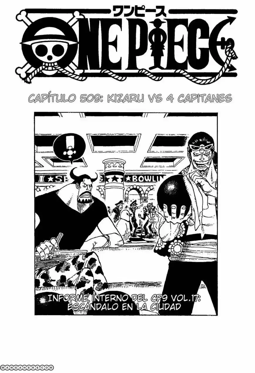 One Piece (1997) - Capítulo 509 - Página 1 - LectorTMOo