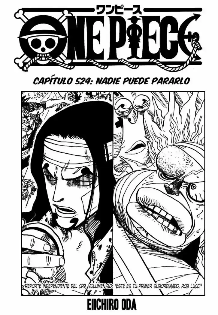 One Piece (1997) - Capítulo 524 - Página 1 - LectorTMOo