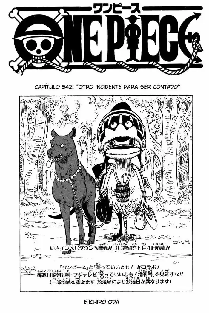 One Piece (1997) - Capítulo 542 - Página 1 - LectorTMOo