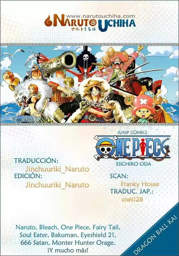 One Piece (1997) - Capítulo 577 - Página 1 - LectorTMOo