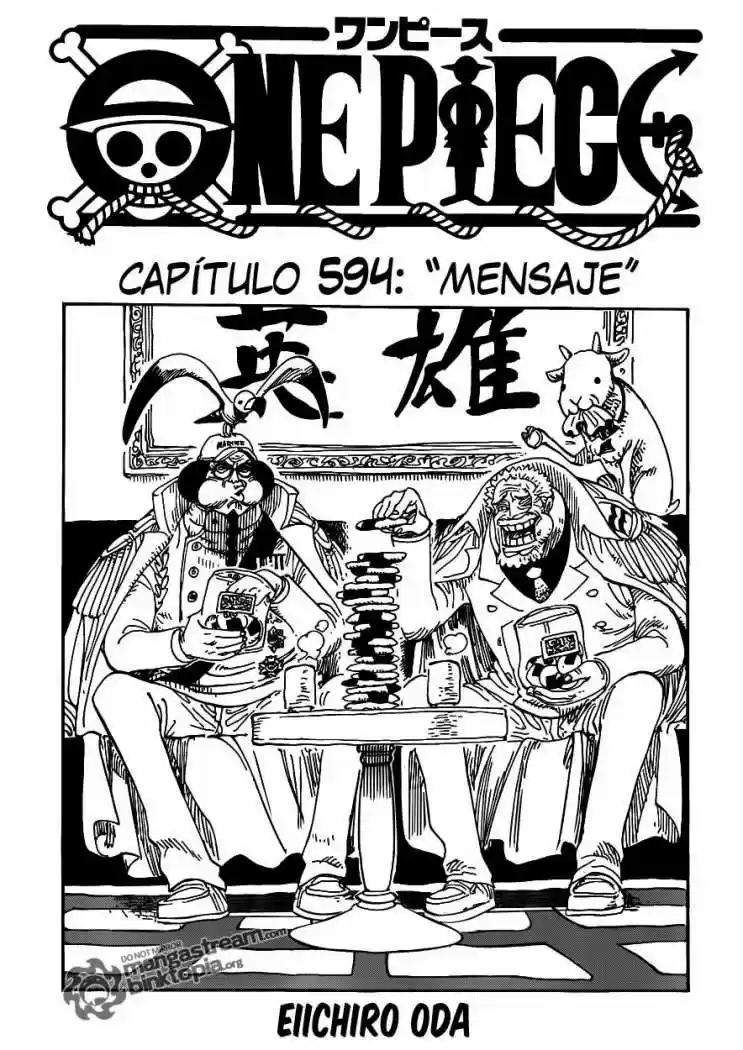 One Piece (1997) - Capítulo 594 - Página 1 - LectorTMOo