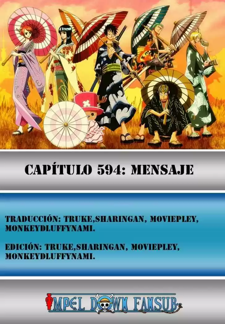 One Piece (1997) - Capítulo 594 - Página 19 - LectorTMOo